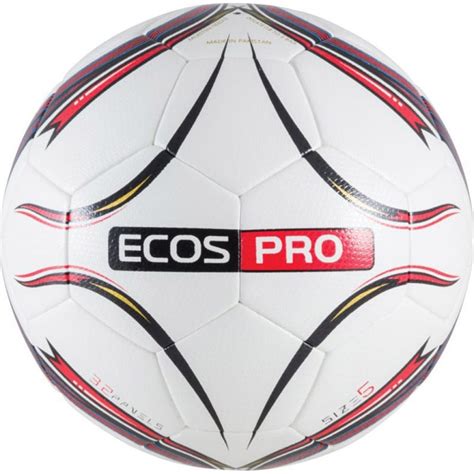 Футбольный мяч Ecos Pro Hybrid Embossed, р. №5, красный 003997 ...
