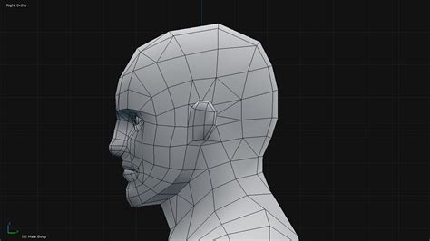 Low Poly Male Base Mesh