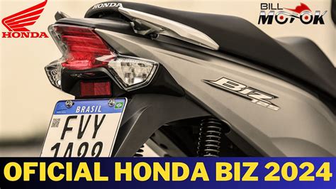 OFICIAL HONDA BIZ 2024 Preço cores e detalhes dos modelos 125 e 110i