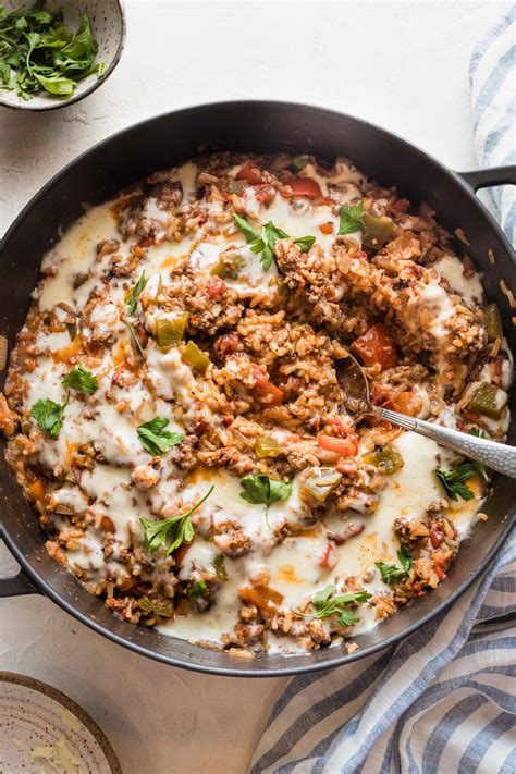 Unstuffed Peppers Skillet Cozy 30 Minute Meal Nourish And Fete