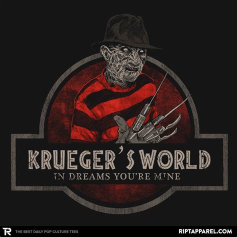 Freddy Krueger Art And Horror Movie Merchandise