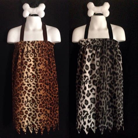 Pebbles Animal Print Cave Girl Halloween Costume Sizes 1218m Etsy