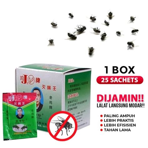 Jual Racun Lalat Zhang Pei Zhen Dus Isi Sachet Shopee Indonesia