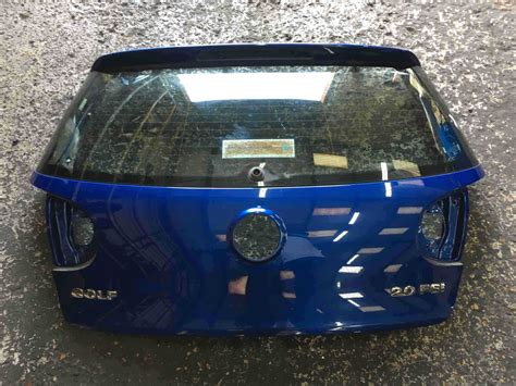 Volkswagen Golf MK5 2003 2009 Rear Tailgate Boot Blue LC5J Store