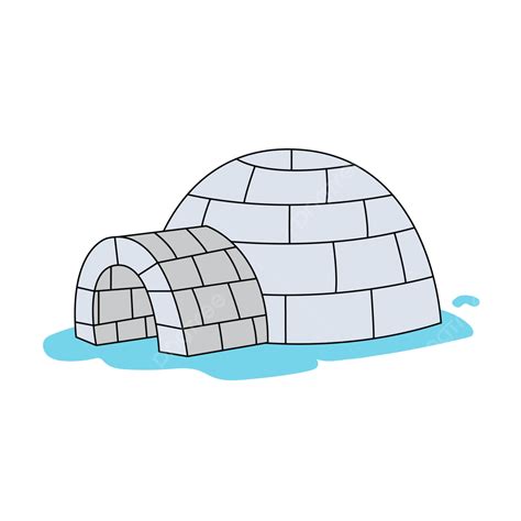 Snow House Igloo, Igloo, Iglo House, Snow Home PNG and Vector with ...