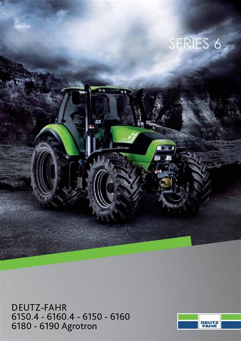 Serie 6 Brochure En By Deutz Fahr Issuu