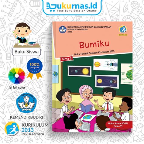 Jual Buku Tematik Sd Kelas Tema Bumiku K Revisi Terbaru Shopee