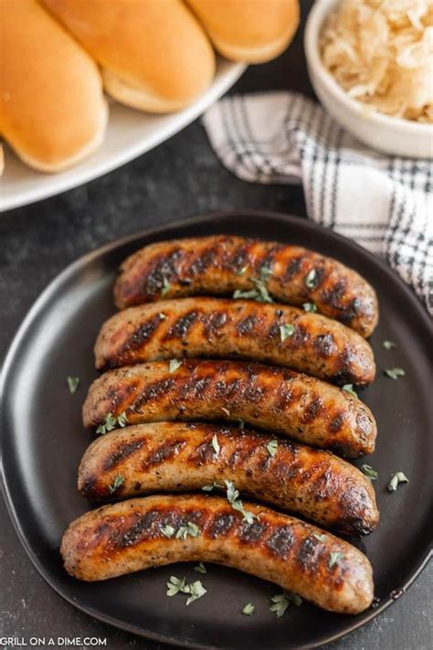 Easy Grilled Bratwurst Recipe - grillonadime.com