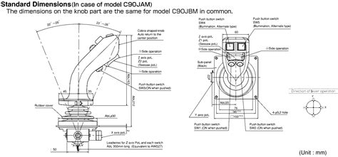 C90JAMC90JBM Potentiometer Type Joysticks SHANGHAI SIBO M E CO LTD