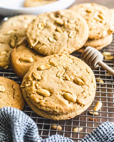 Honey Peanut Butter Cookies - Britney Breaks Bread