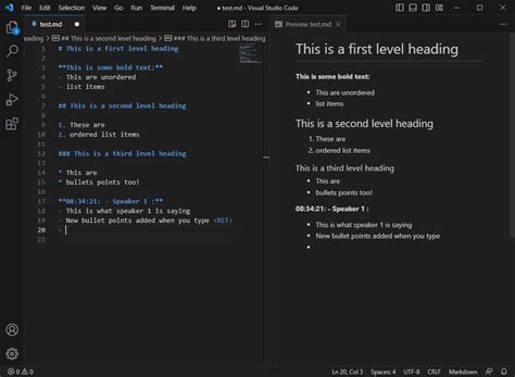 Using Vscode And Markdown To Take Meeting Notes Ipc14