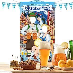 Oktoberfest Decorations Photo Prop Giant Photo Booth German Town