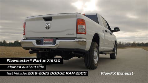 Flowmaster Flowfx Dual Exit Rear Exhaust System For 2014 2023 Ram 25003500 64l Hemi 718130