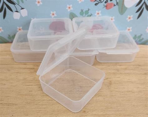 Small Plastic Storage Box 6 X 4 Container Fits 2 Flip Top Boxes Small Bead Storage Seed Bead