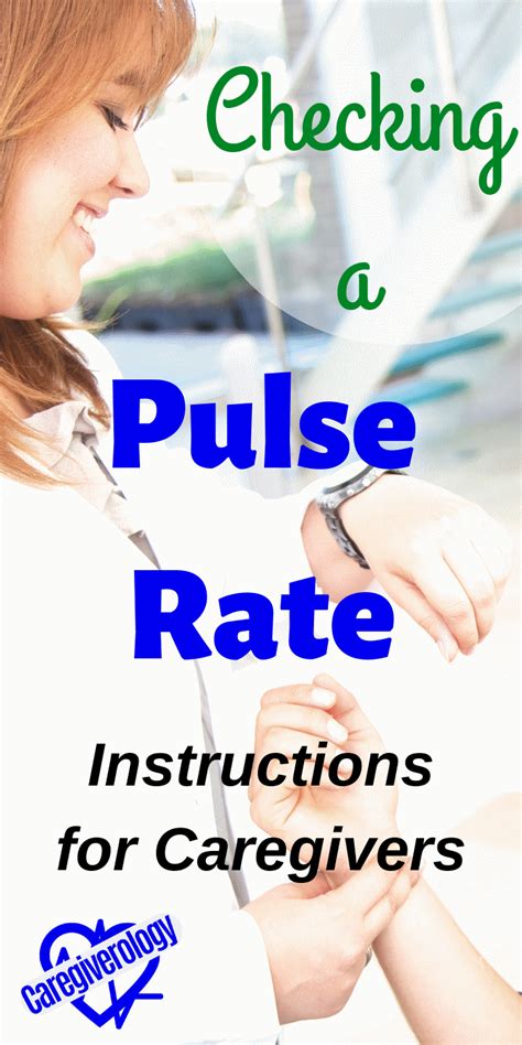 Checking A Pulse Rate Instructions Caregiverology Pr Interval