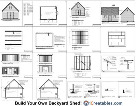Detail 20 X 25 Shed Plans Shed Palns Garden