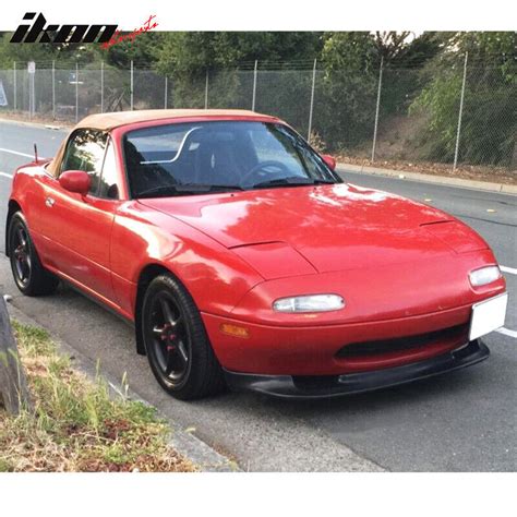 Fits 90 97 Mazda Miata MX5 MX 5 GV Style Front Bumper Lip Spoiler