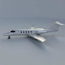 learjet  longhorn business jet cad model page  stlfinder