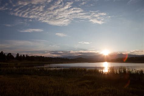 Sunrise Over Echo Canyon Reservoir Pagosa Springs Colorado Flickr