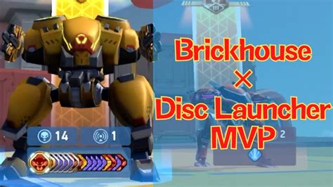 Mech Arena Brickhouse Disc Launcher MVP YouTube