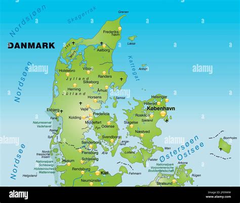 Cartina Della Danimarca Immagini E Fotografie Stock Ad Alta Risoluzione