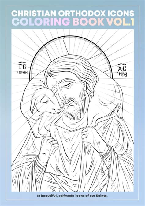 Pin On Christian Orthodox Icons Coloring Book