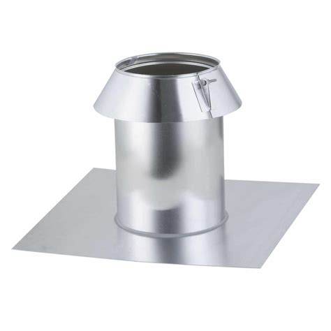 Solin Inox Toit Plat Avec Collerette Poujoulat D