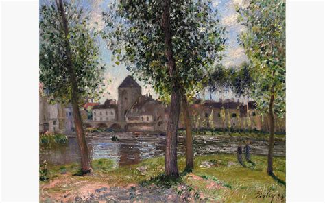 Lot 29 Alfred Sisley Les peupliers a Moret-sur-Loing | Christie's