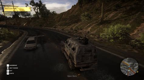 Ghost Recon Wildlands Open Beta Armored Car With Machine Gun