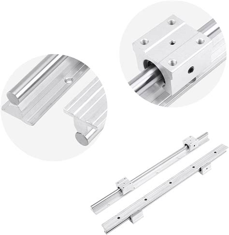 2PCS SBR12 SBR16 SBR20 Linear Guide Rail Length 300 1000