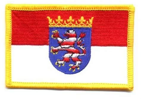 Flaggen Aufn Her Patch Hessen Fahne Flagge Eur Picclick De