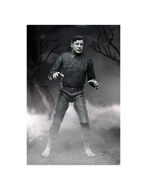 Neca Universal Monster The Wolf Man Black White Ultimate Action