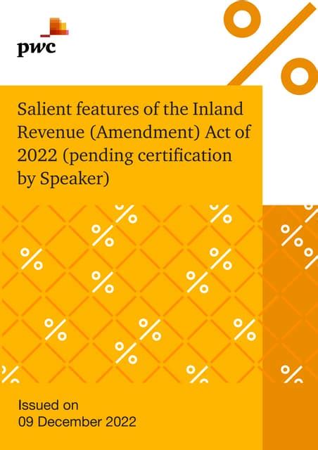 Alert Inland Revenue Amendment Act Pdf