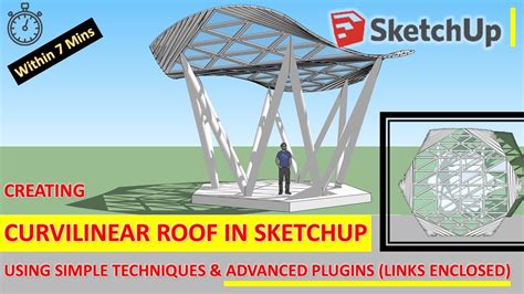 How To Make Curved Roof In Sketchup