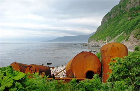 Rusting Fuel Drums At An Abandoned Whaling Station On Simu Flickr