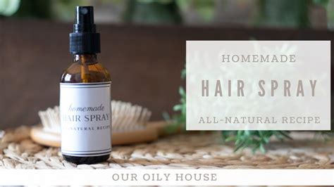 Diy Hair Spray Recipe Hair Spray With Essential Oils Youtube