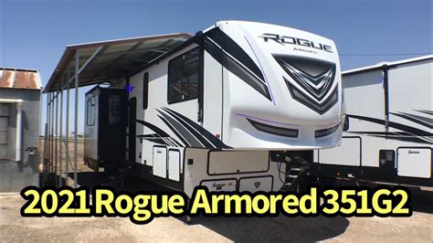 2021 Forest River Vengeance Rogue Armored 351G2 5th Wheel Toy Hauler