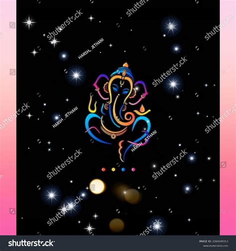 Lord Ganesh Hd Image Wallpaper Stock Illustration 2264249313 Shutterstock