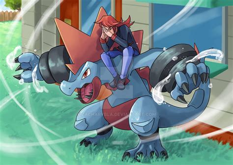 Mega Feraligatr By Zacharybla On Deviantart