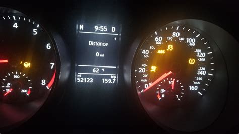 Dash Lights On Immediately After Start Traction Control ABS Tire