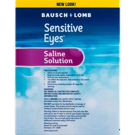 Bausch Lomb Gentle Sensitive Eyes Plus Saline Solution Value Pack 2 Ct 12 Fl Oz Shipt