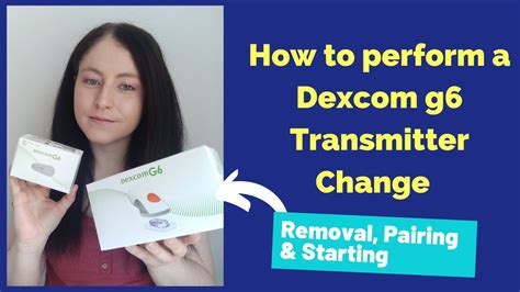 How To Perform A Dexcom G Transmitter Change Type Diabetes Youtube