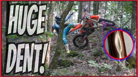 Dirt Bike Hill Climb Fail Ruined His Fork Tube Youtube