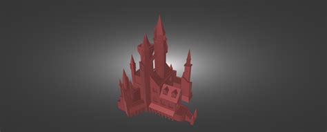 Stl File Castle・3d Printing Template To Download・cults