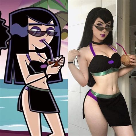 Sam From Danny Phantom Cosplay Pop Culture Halloween Costume Sam