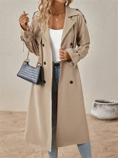 Shop Women S Trench Coats Trendy Fashion Shein Usa