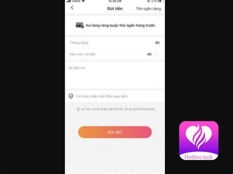 Hướng Dẫn Cách Rút Tiền Hotlive đơn Giản Chi Tiết Hotlive Tech