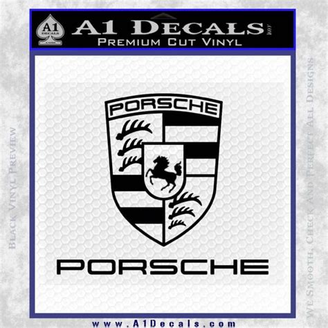 Porsche Decal Sticker Full Emblem Logo » A1 Decals