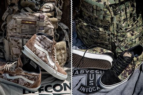 DEFCON x VANS Syndicate Camouflage Sneakers