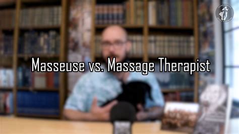 Masseuse Vs Massage Therapist Living Kinetics Youtube